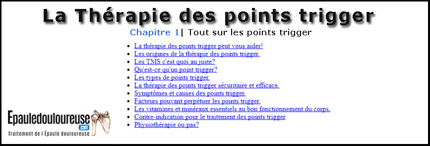 épaule livre autotraitement